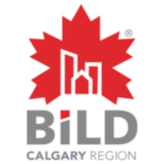 A red and grey logo for the calgary region.